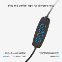 sbs-led-ringlicht-20cm-stativ-handy-videolicht image 5