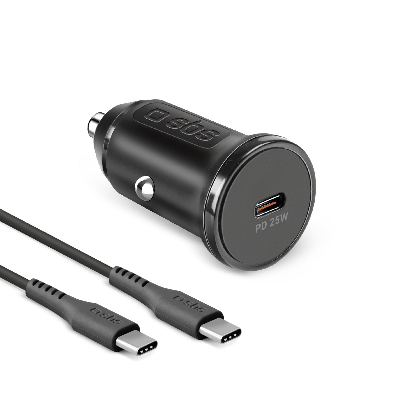 sbs-car-chargers-kfz-lader-25w-pd-usb-c-kabel-1m image 1