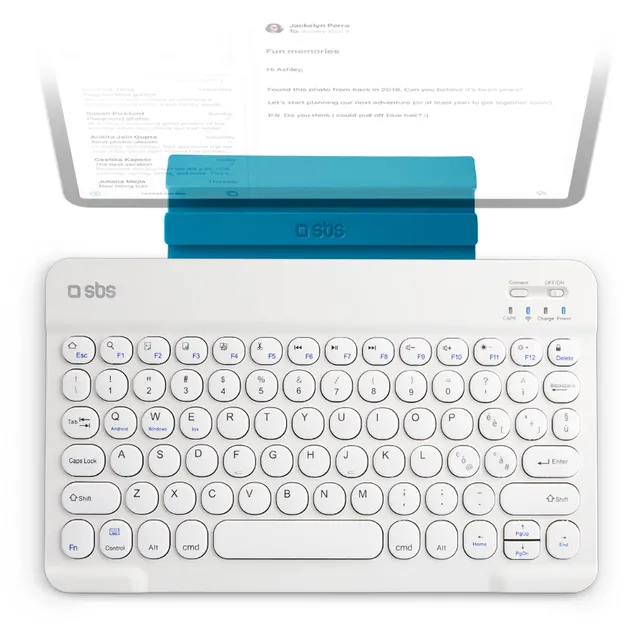 sbs-universal-funk-tastatur-kabellos-mit-st-nder image 1