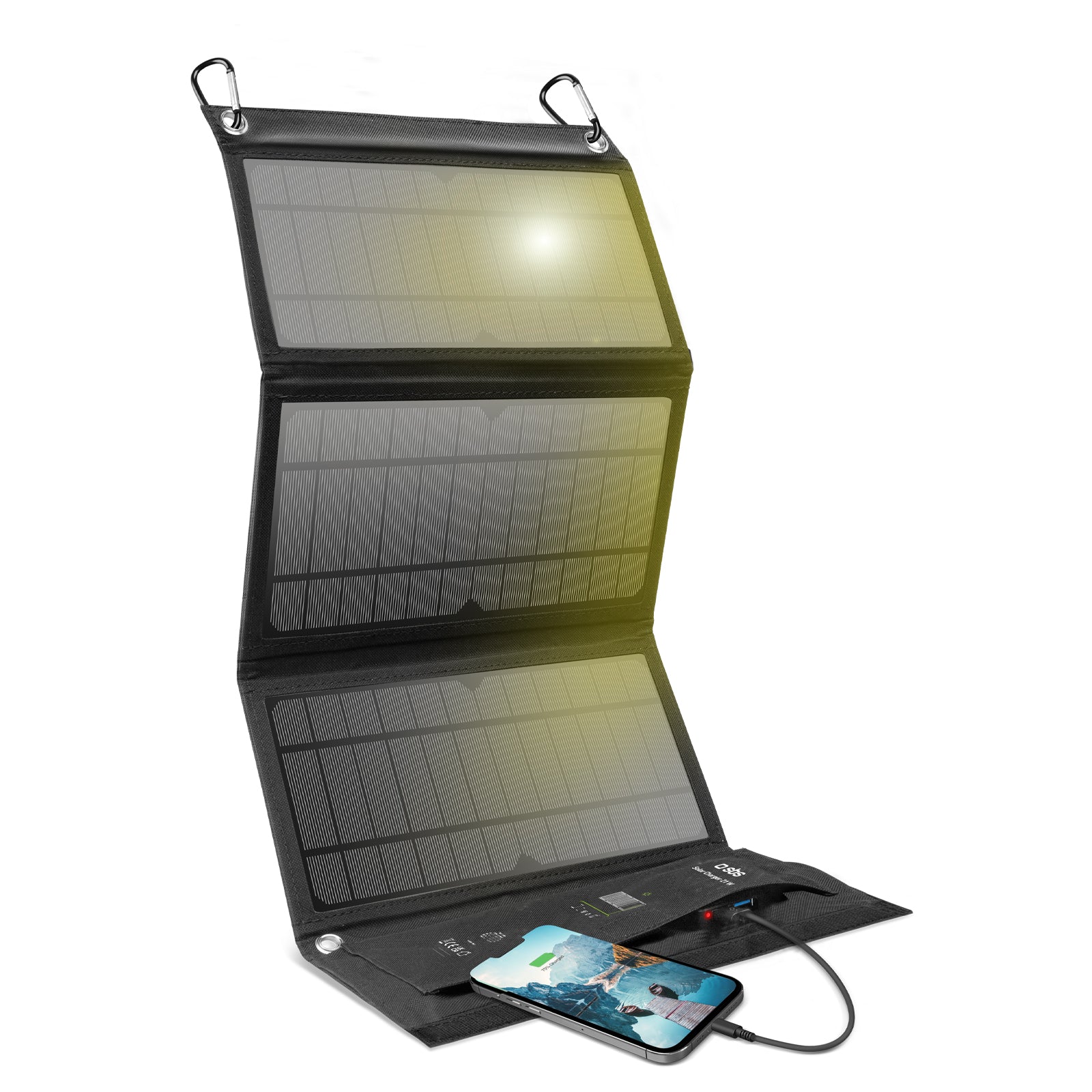 sbs-solarladeger-t-21-watt-faltbar-2x-usb-a-outdoor image 1