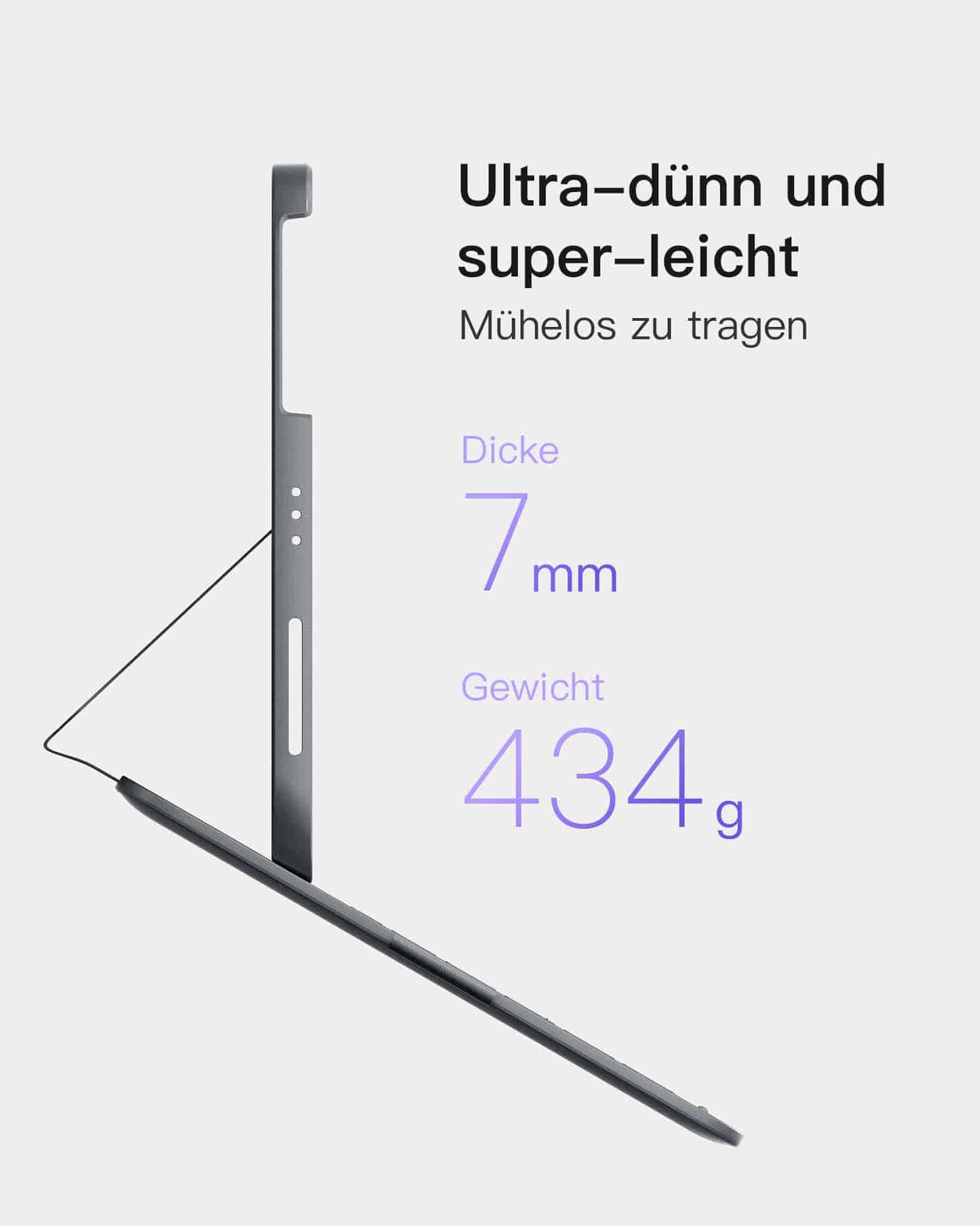 inateck-bk2007-air-tap-tastatur-h-lle-ipad-11-qwertz-grau image 6