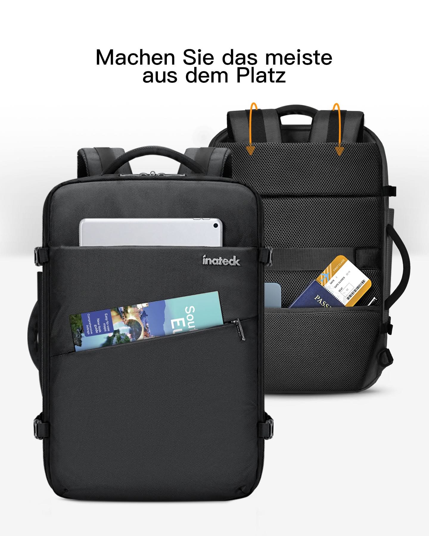 inateck-lightour-bp03001-reiserucksack-40l-17-zoll-laptop image 4