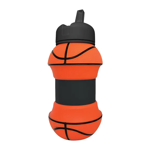 sbs-funny-bottle-basketball-silikon-trinkflasche-550-ml-mit-karabiner image 1