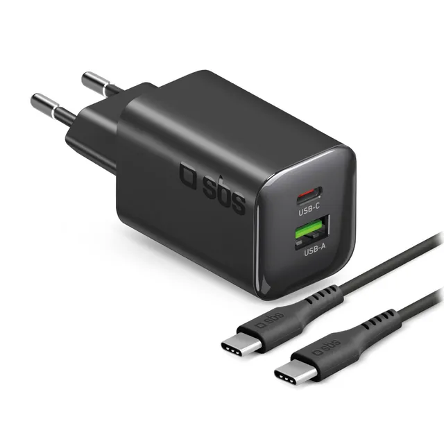 sbs-wall-chargers-65w-gan-kit-usb-c-kabel-1-5-m image 1