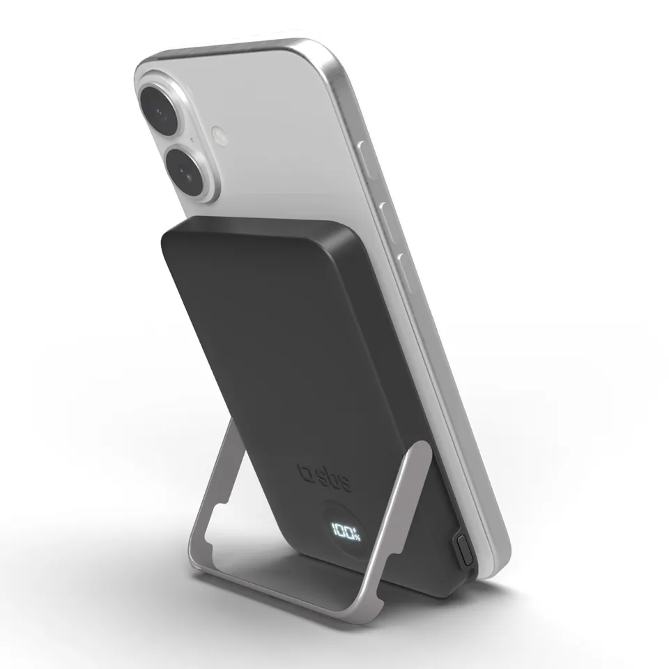 sbs-power-bank-5000-mah-wireless-powerbank-magnetisch-mit-stand image 1