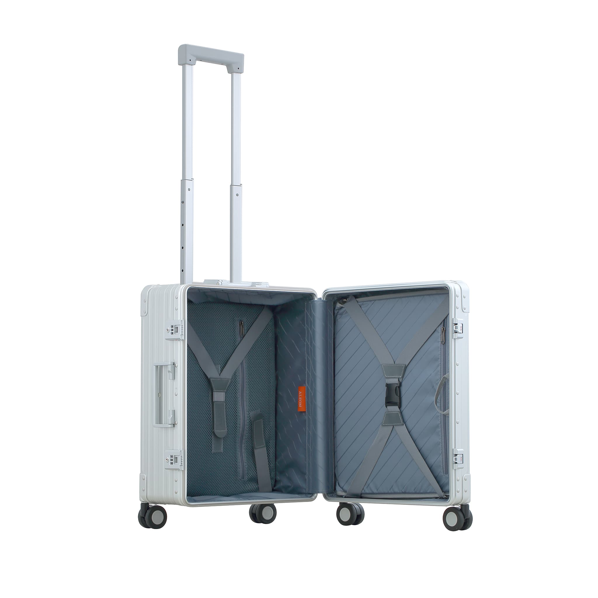 aleon-carry-on-21-alu-koffer-mit-suiter-34l-platin image 4