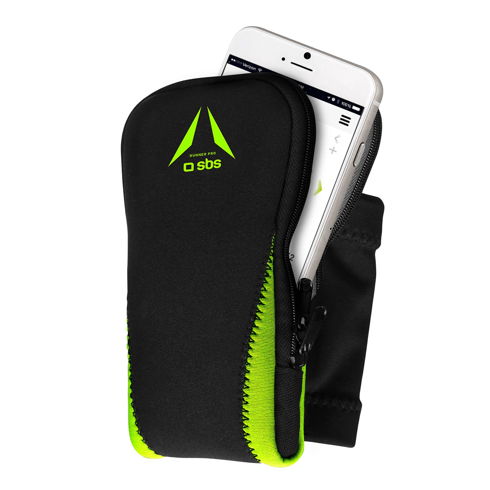 sbs-sportarmband-handy-bis-5-7-zoll-schwarz-neongelb image 1