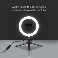 sbs-led-ringlicht-20cm-stativ-handy-videolicht image 4