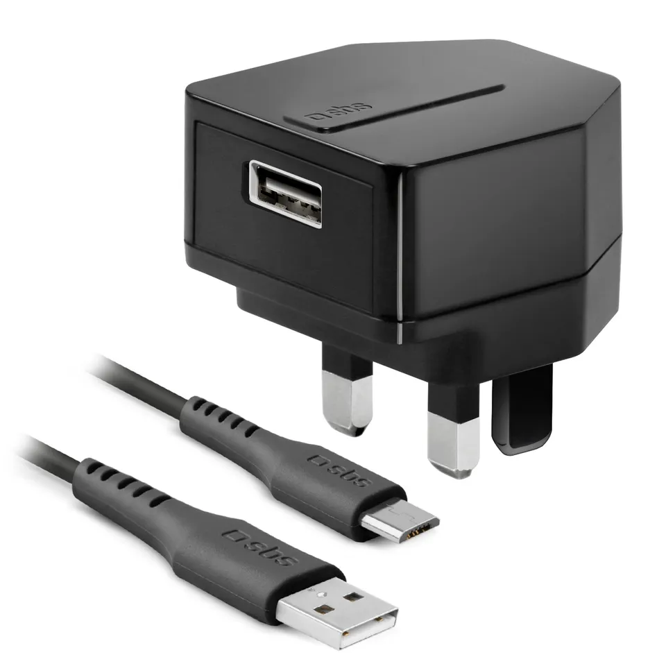 sbs-wall-chargers-uk-ladeger-t-5w-mit-micro-usb-kabel-1m image 1