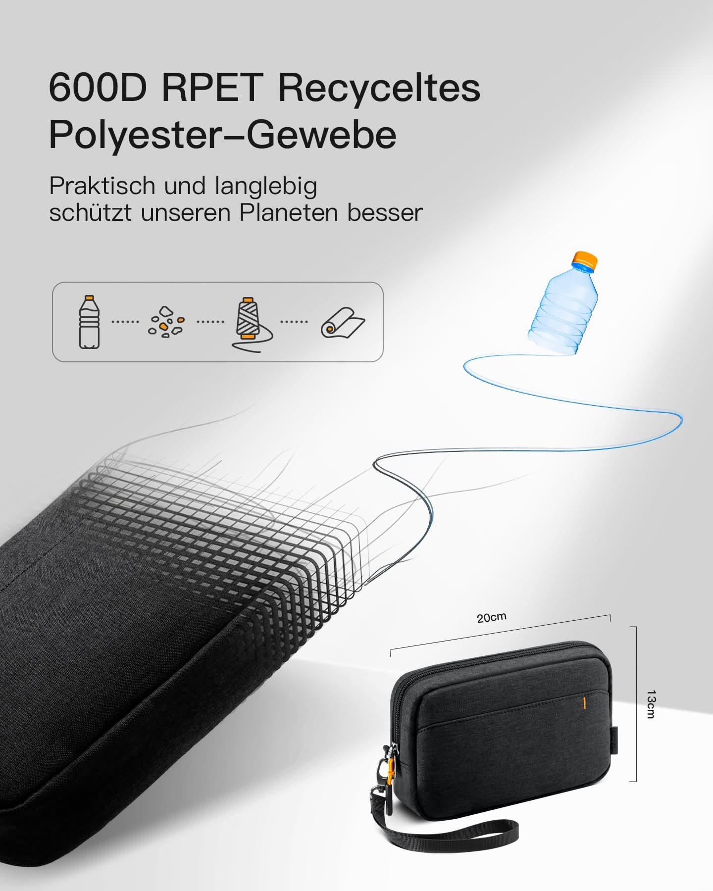 inateck-gadget-organizer-electronics-organizer-schwarz-spritzwasserfest image 3