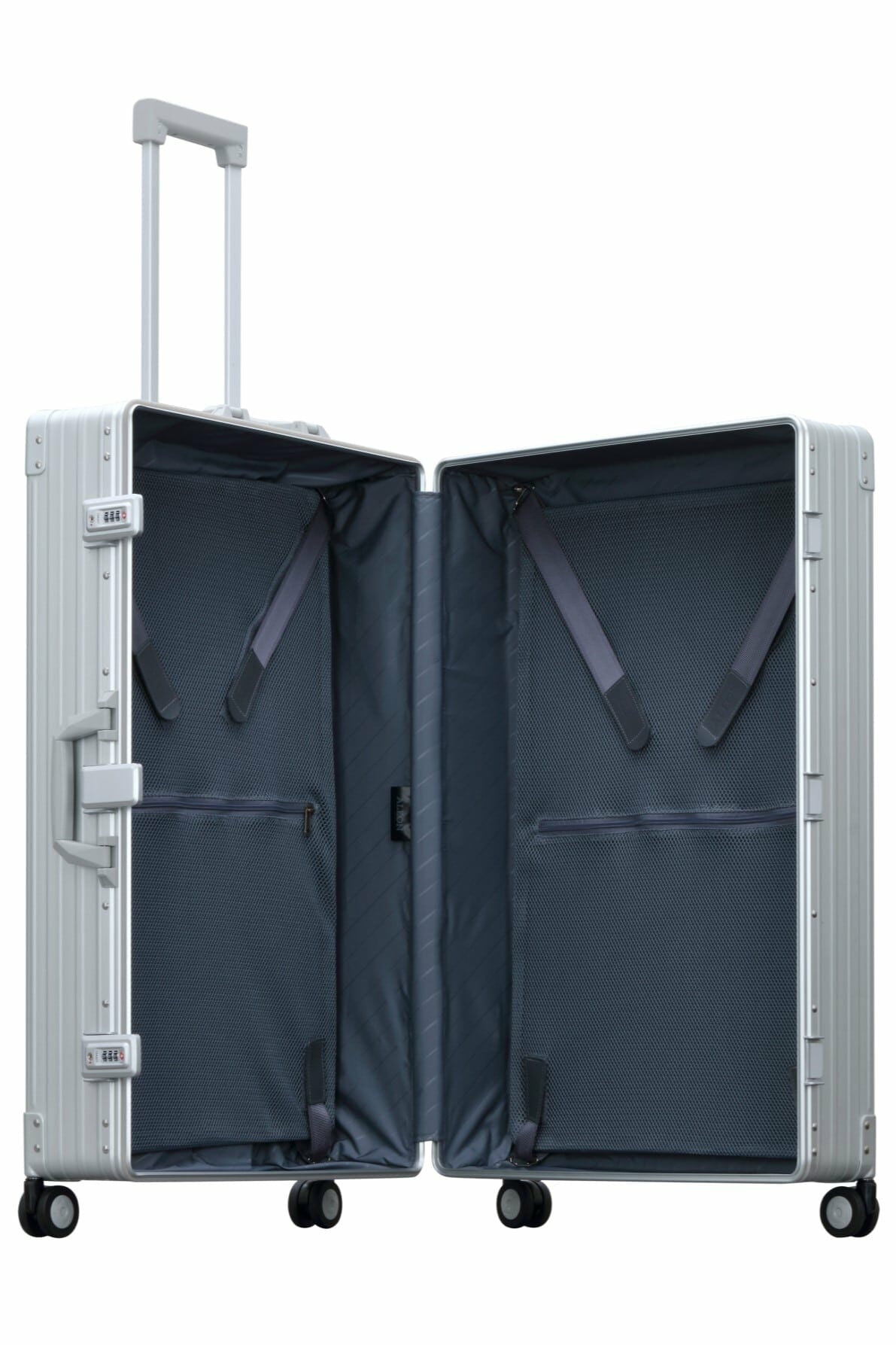 aleon-checked-3028-reisekoffer-30-zoll-alu-xxl-platin image 7