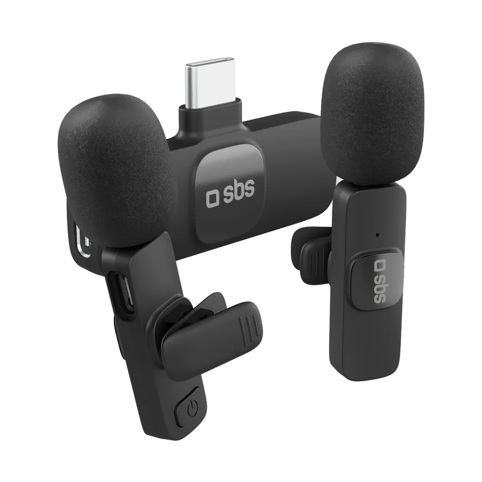 sbs-2er-funkmikrofon-set-usb-c-clip-20-m-ansteckmikrofon image 1