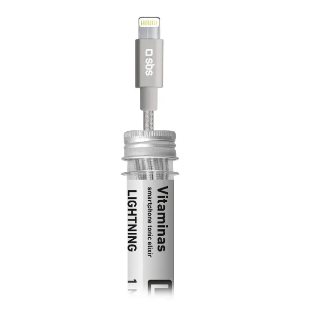 sbs-vitaminas-lightning-kabel-ladekabel-1m-iphone image 1