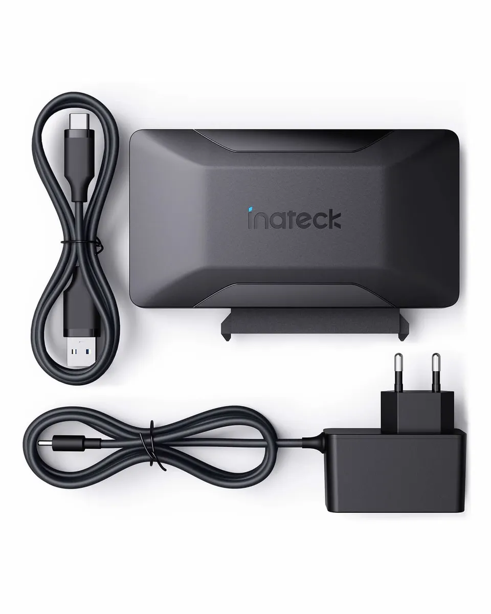 inateck-ua1006-sata-usb-adapter-2-5-3-5-zoll-mit-netzteil image 1