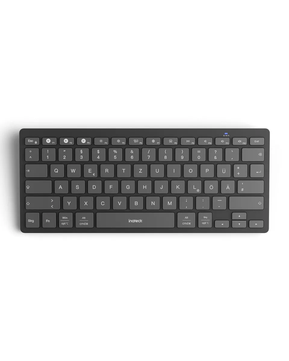 inateck-kb01003-bluetooth-tastatur-grau-3-ger-te-tablet image 1
