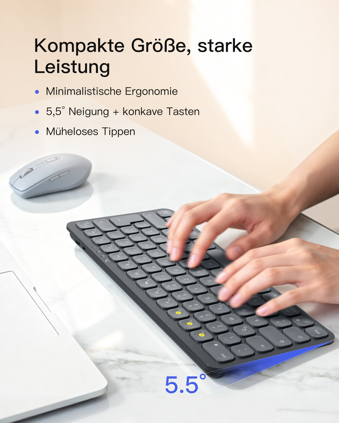 inateck-kb107-bluetooth-tastatur-qwertz-mit-ki-taste-ergonomisch image 3