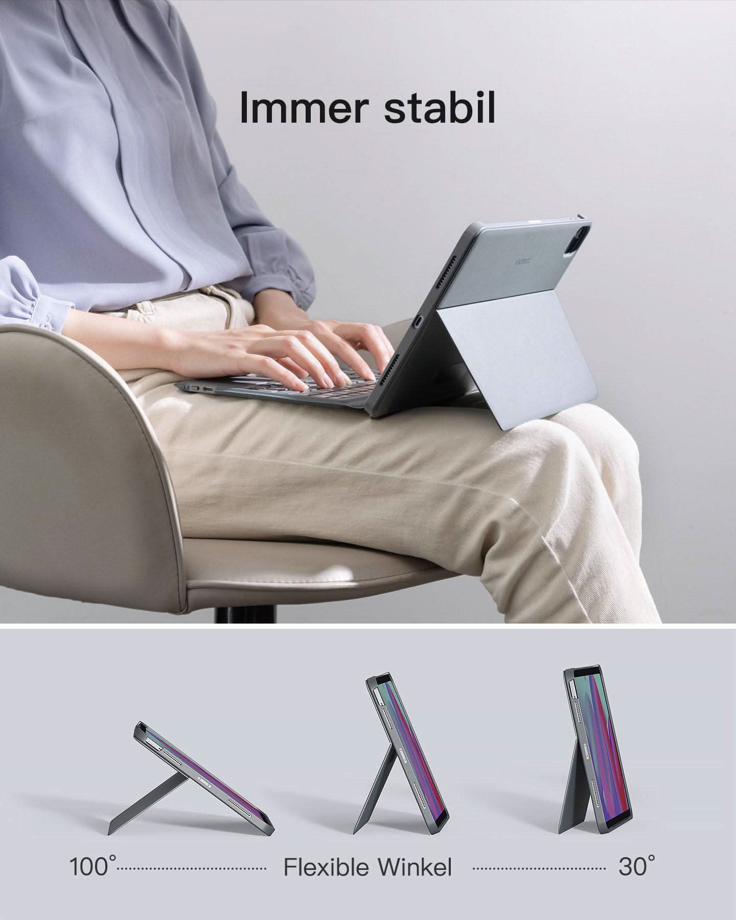inateck-ace-touch-kb04111-ipad-tastatur-11-zoll-qwertz-bluetooth image 4
