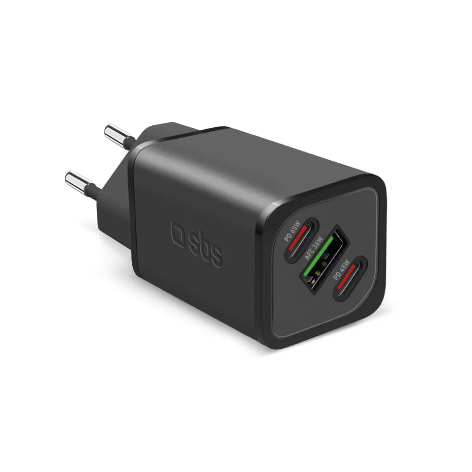 sbs-gan-65w-wandladeger-t-pd-3-port-kompakt image 1