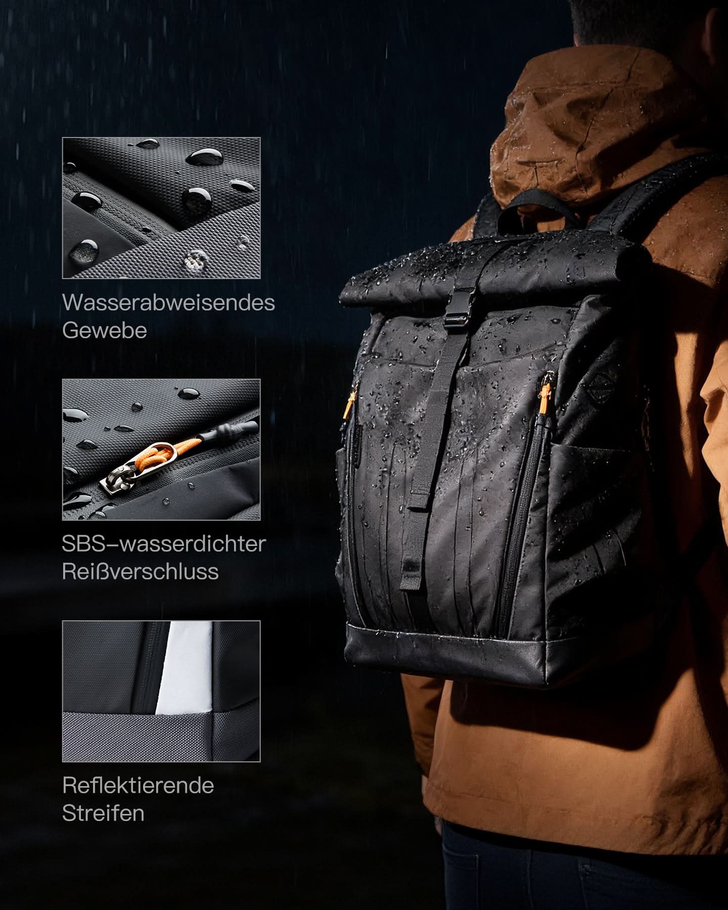 inateck-lightour-bpc21-rolltop-rucksack-25l-17-zoll-spritzwassergesch-tzt image 7