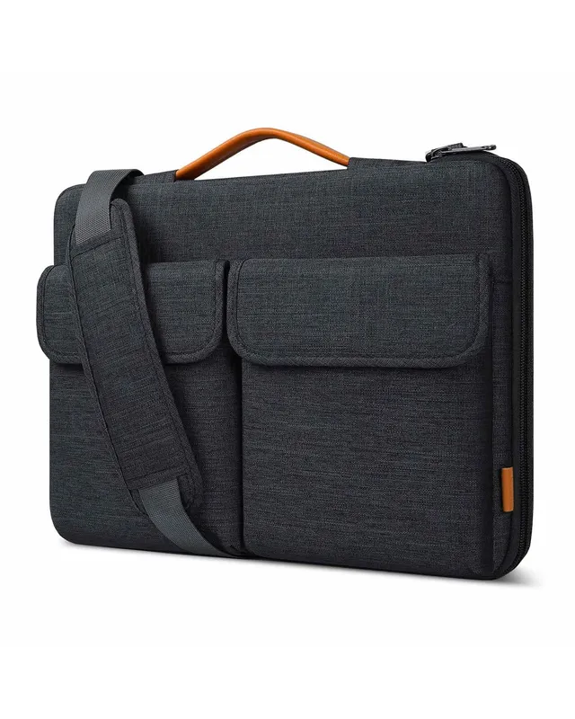 inateck-edgekeeper-lb03008-laptoptasche-15-6-zoll-schwarzgrau image 1