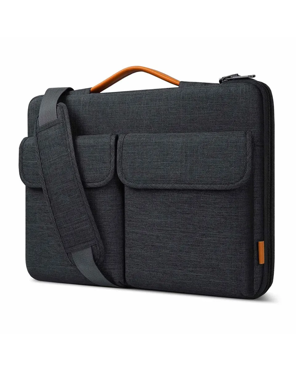 inateck-edgekeeper-lb03008-laptoptasche-15-6-zoll-schwarzgrau image 1
