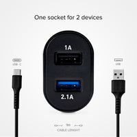 sbs-wall-chargers-dual-usb-ladeger-t-10w-mit-usb-c-kabel image 5