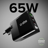sbs-65w-gan-wandladeger-t-lcd-display-2x-usb-c-pd-usb-a image 3
