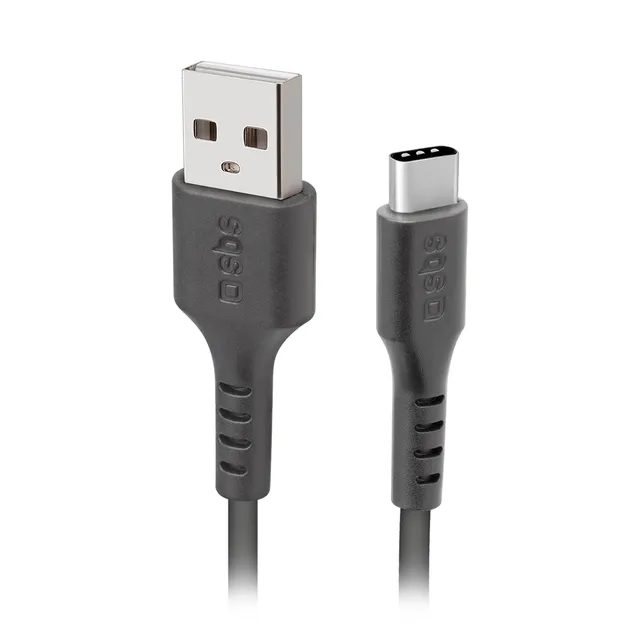 sbs-usb-c-ladekabel-2-m-datenkabel-usb-2-0-schwarz image 1
