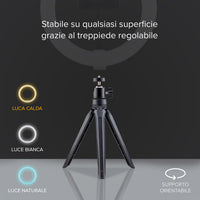 sbs-led-ringlicht-20cm-stativ-handy-videolicht image 8
