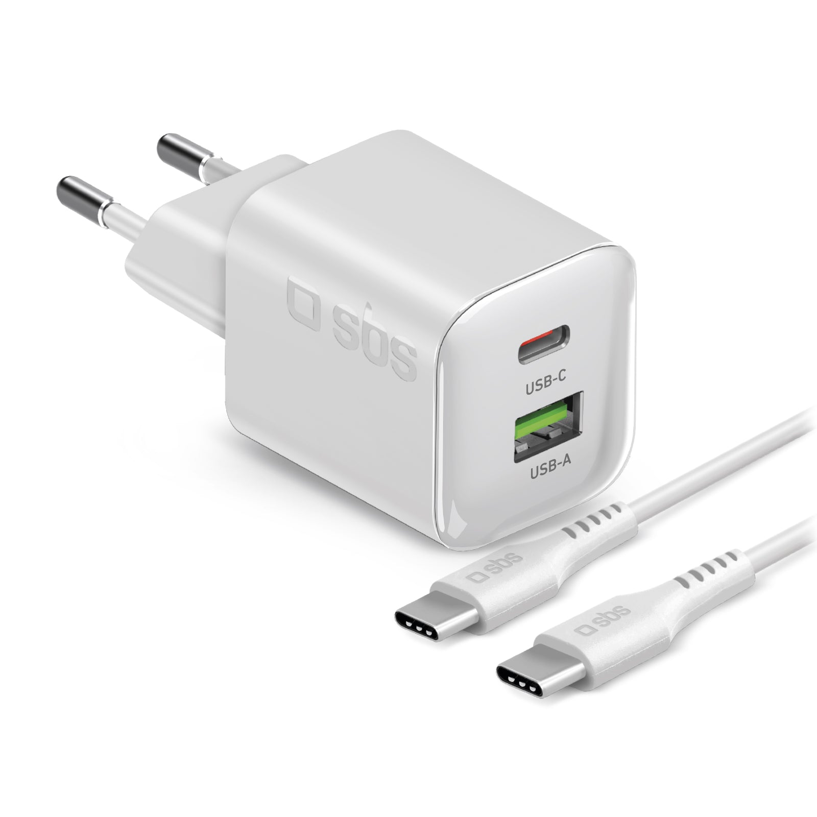 sbs-wall-chargers-20w-pd-gan-ladeger-t-set-usb-c-1-5m image 1