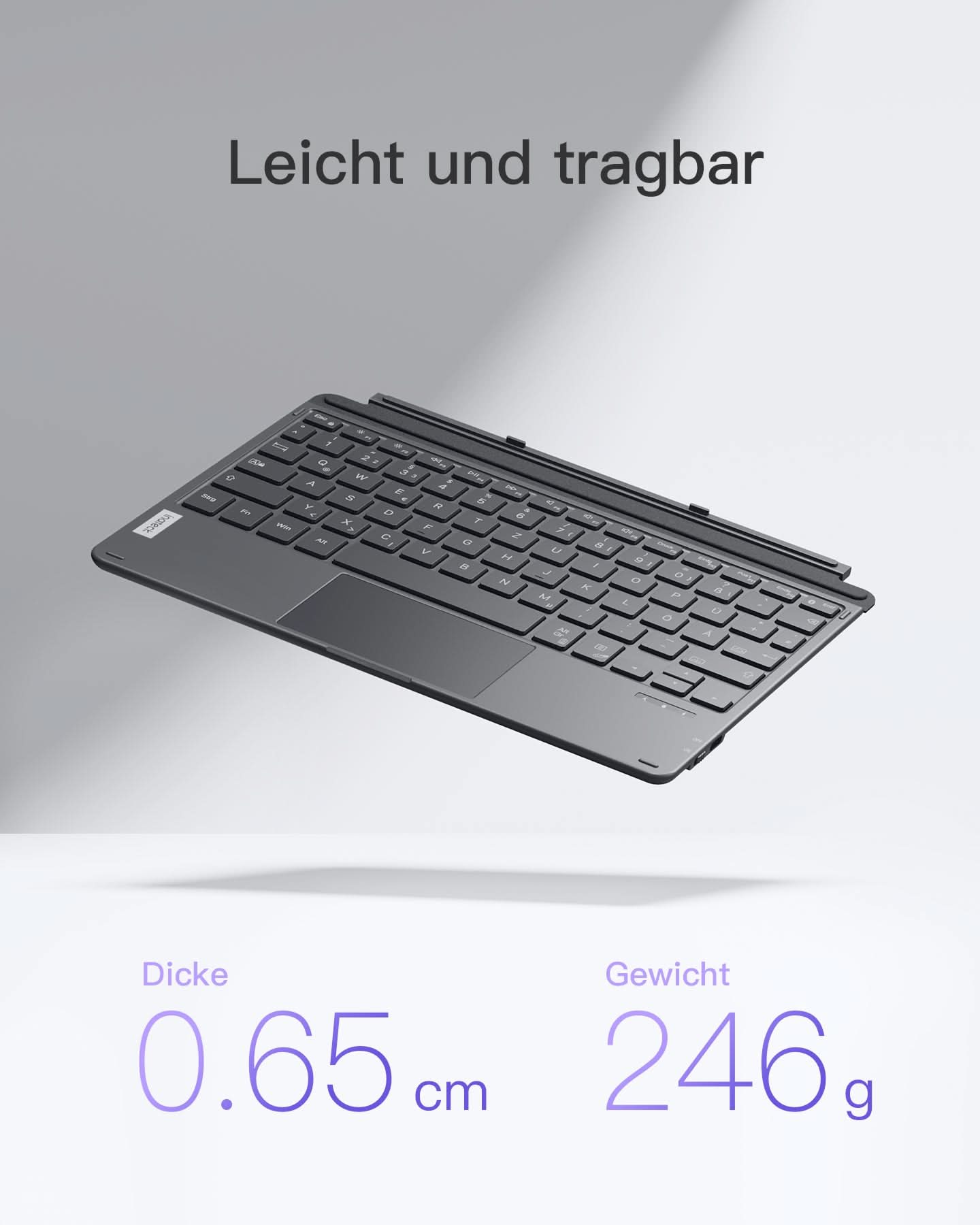 inateck-kb02028-surface-go-ai-tastatur-bluetooth-beleuchtet image 3