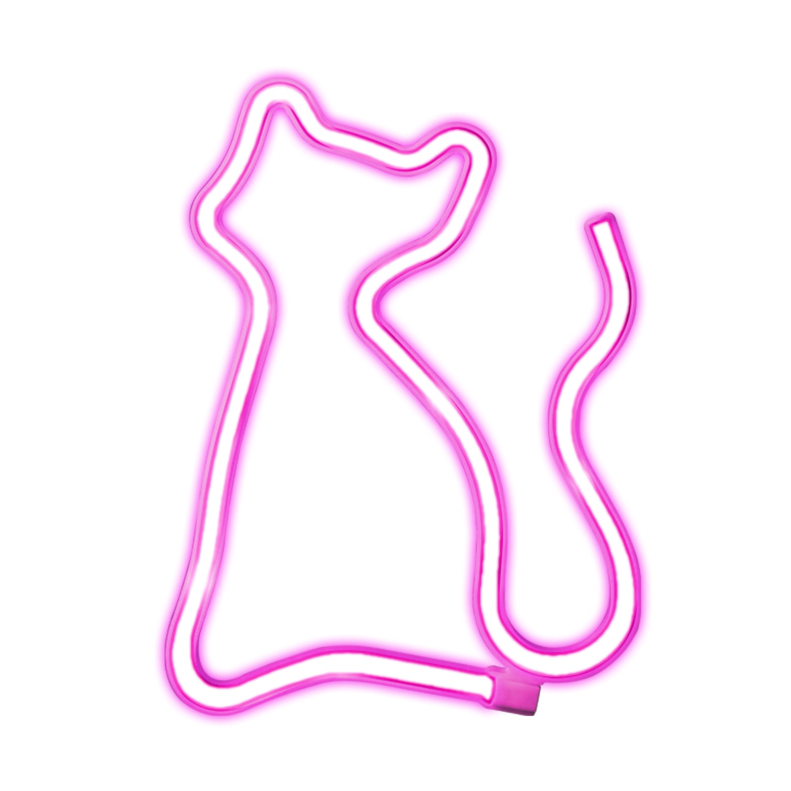 sbs-led-schild-meow-katze-neon-16x23cm-usb-deko image 1