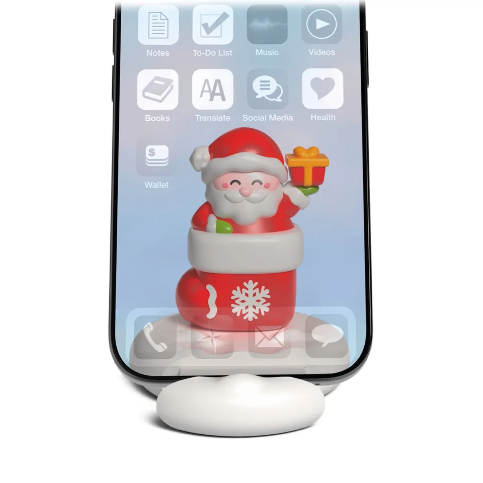 sbs-weihnachts-handyhalter-weihnachtsmann-st-nder-tisch image 1