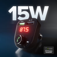 sbs-auto-ladeger-t-15w-fm-transmitter-usb-a-bluetooth image 2