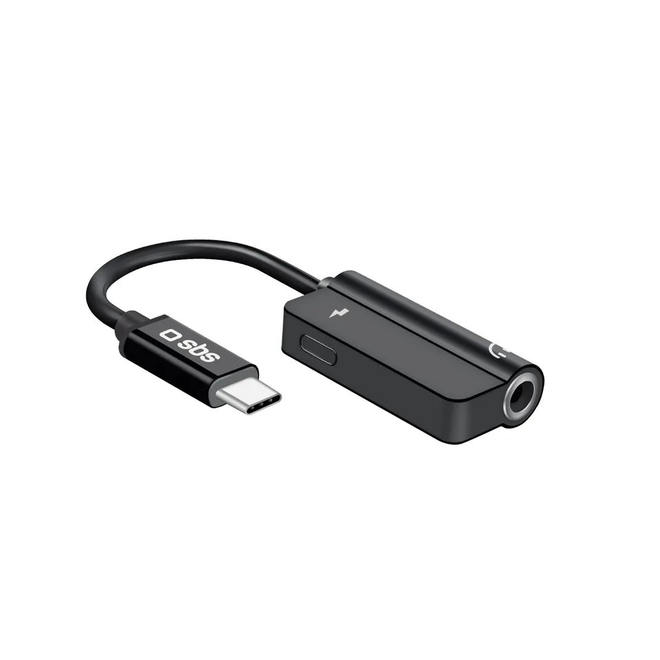 sbs-audio-adapter-usb-c-auf-3-5mm-klinke-laden-9cm image 1