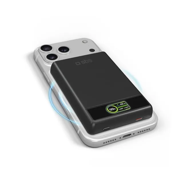 sbs-power-bank-10000-mah-magsafe-powerbank-magnetisch-mit-display image 1