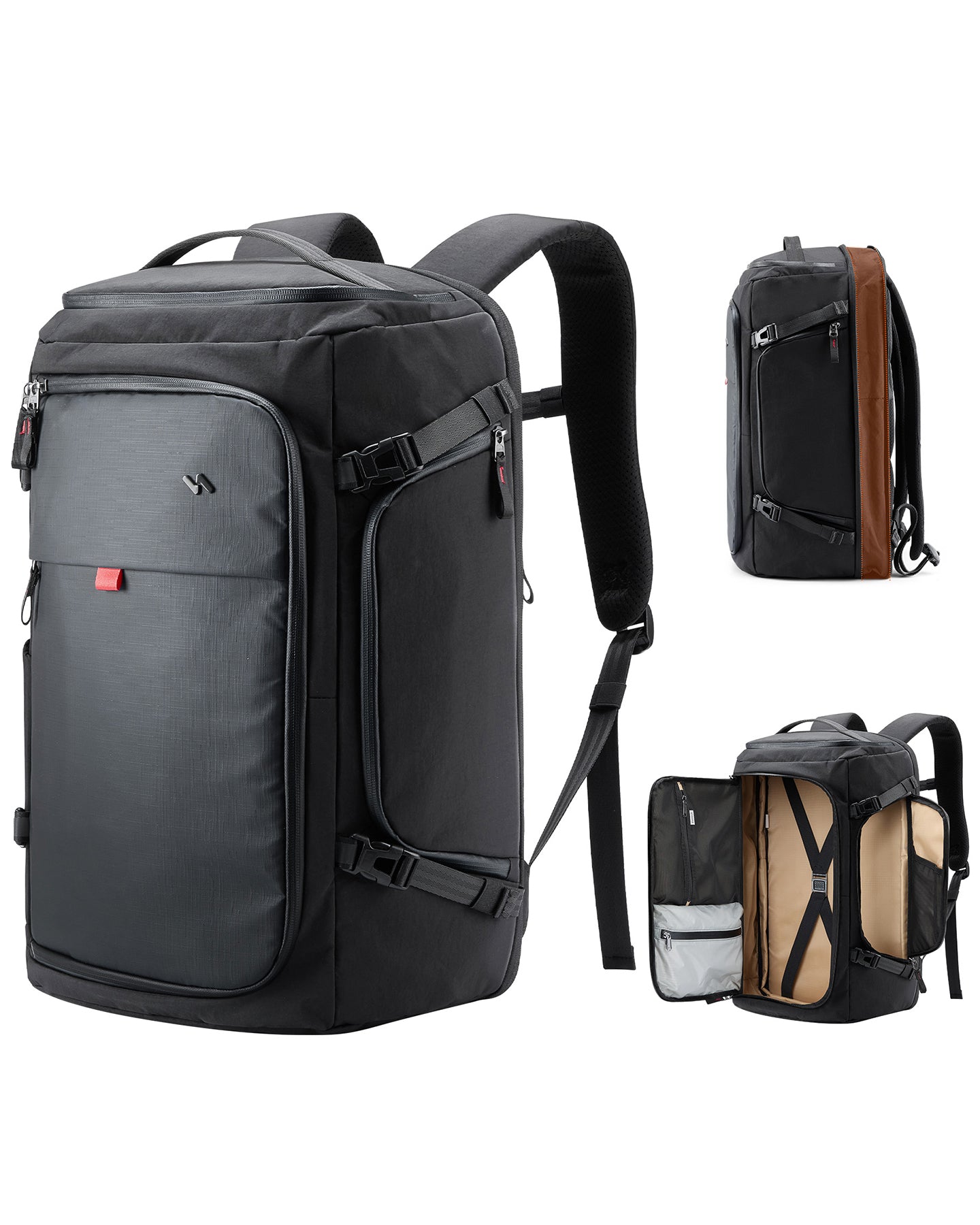 inateck-lightour-bpx36-reiserucksack-36-43l-handgep-ck image 3