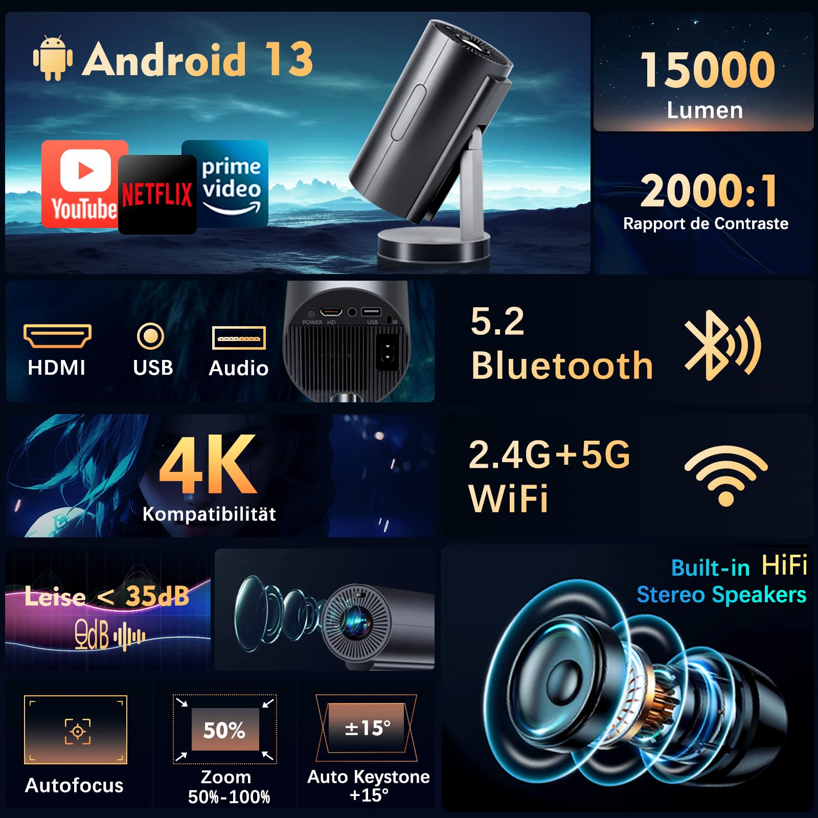 vgke-mini-beamer-full-hd-4k-support-wifi6-mit-teleskopst-nder image 2