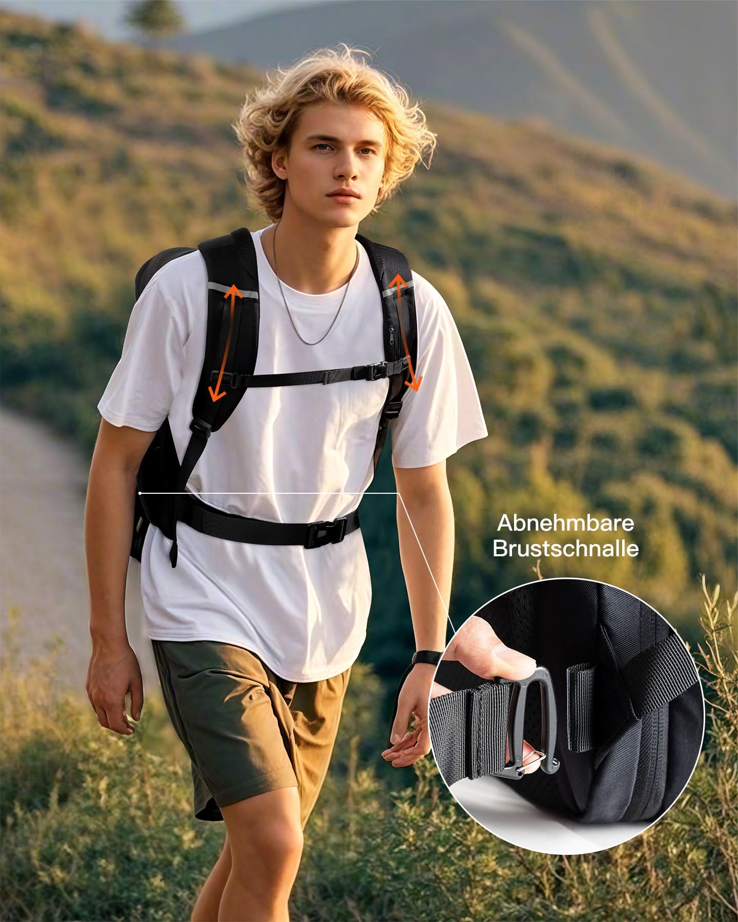 inateck-lightour-bp03009-reiserucksack-38-5l-17-zoll-schwarz image 5
