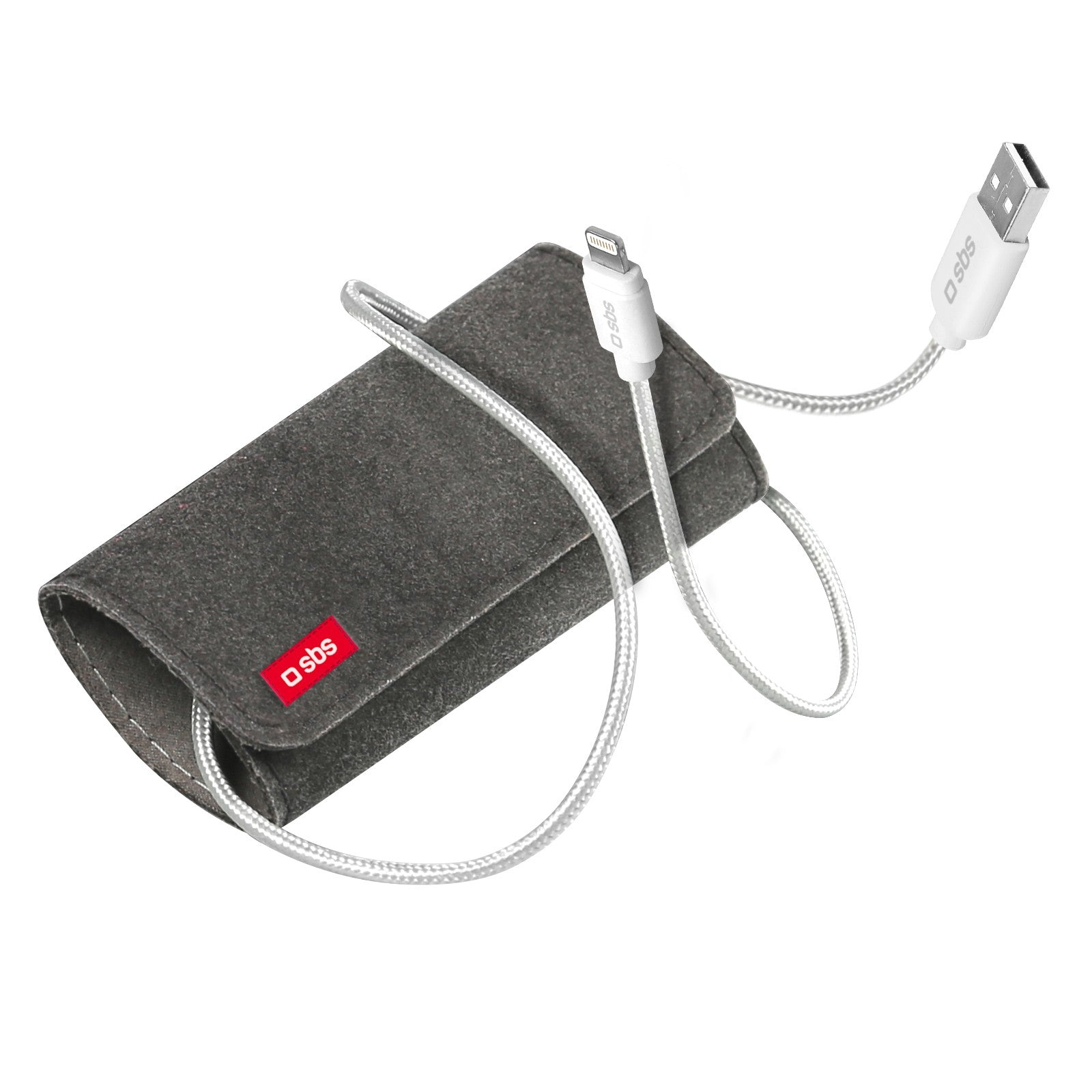 sbs-lightning-ladekabel-1-m-mit-tasche-usb image 1