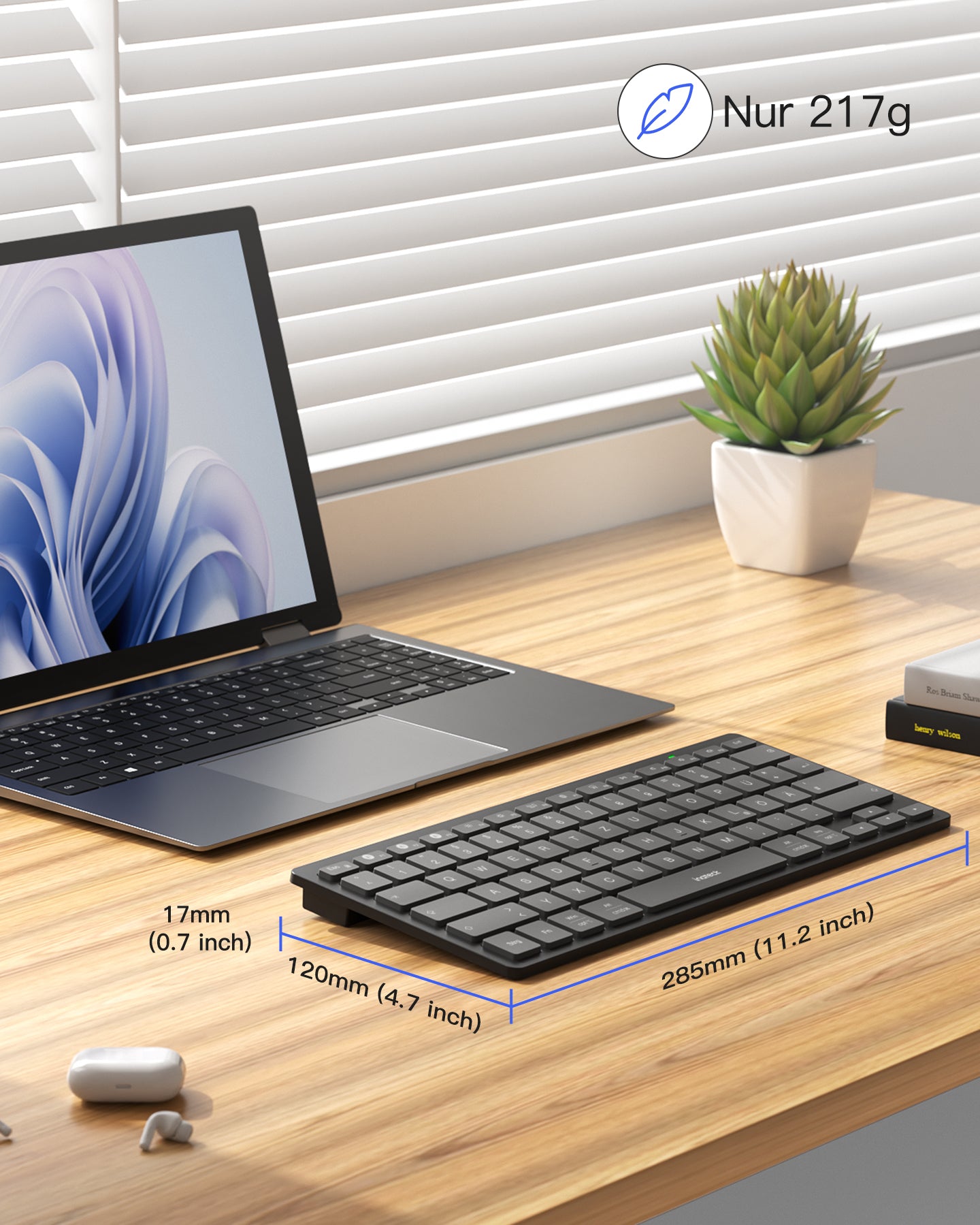 inateck-kb01003-bluetooth-tastatur-grau-3-ger-te-tablet image 8
