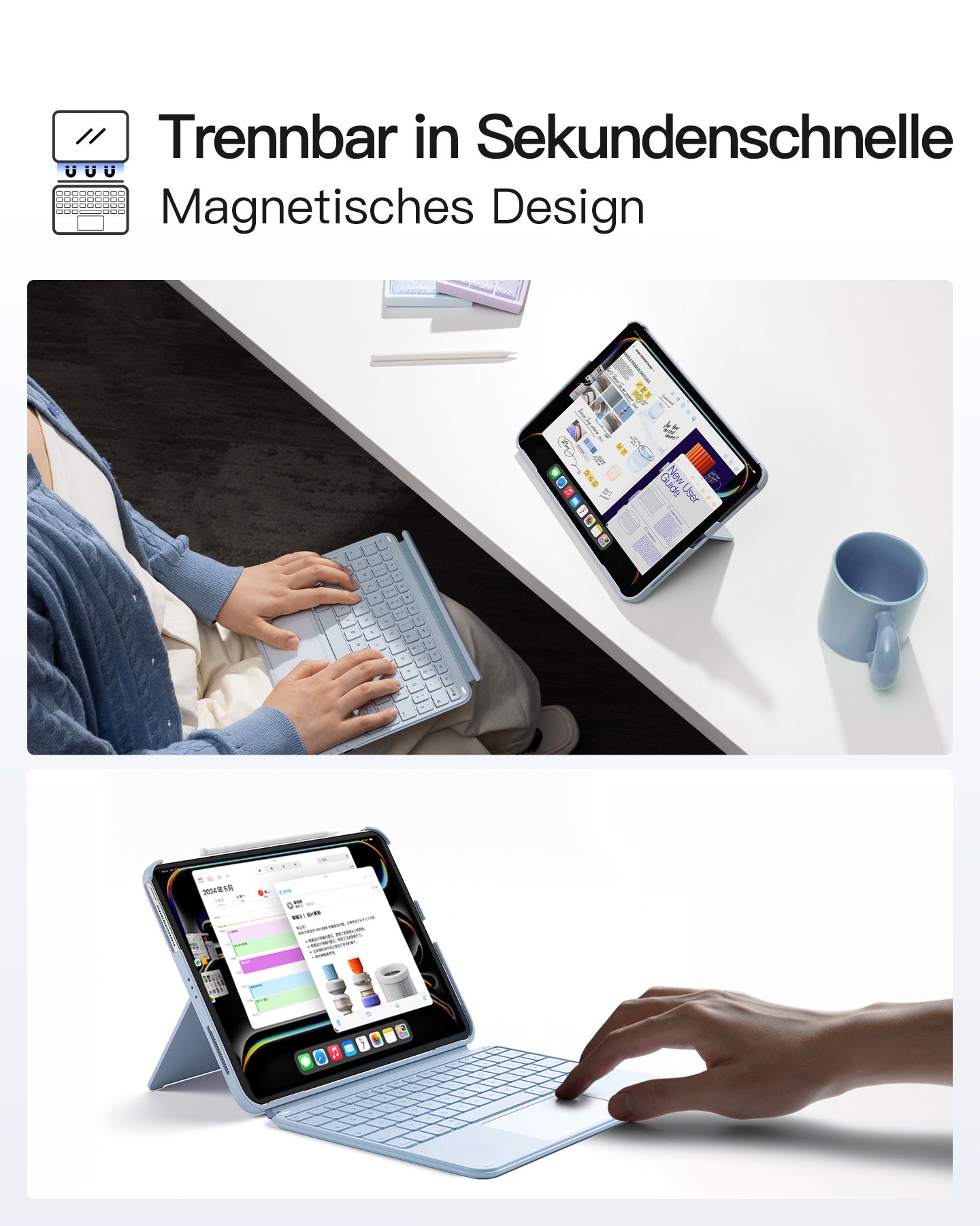 inateck-kb04122-11-ipad-pro-11-tastatur-babyblue-touchpad image 4