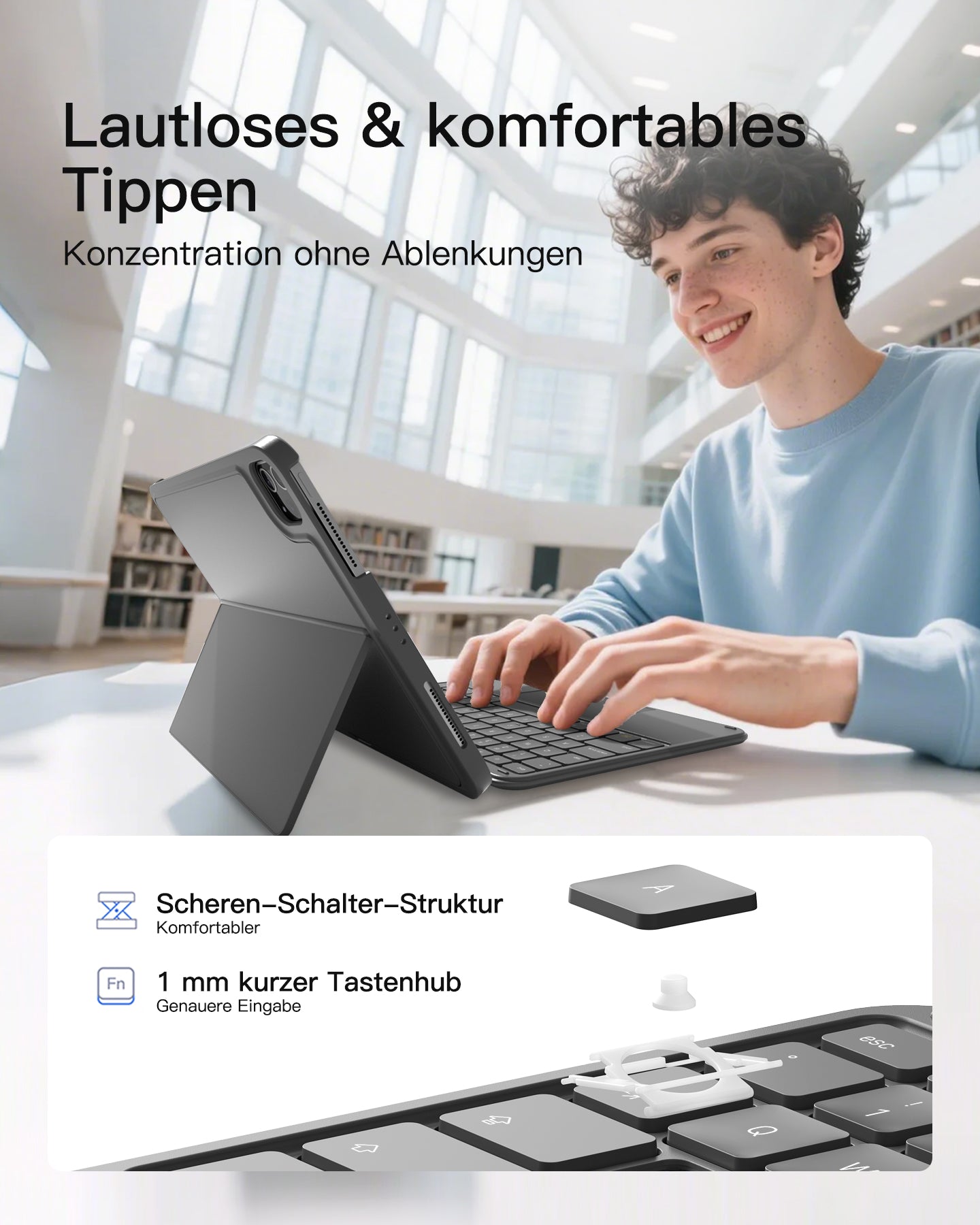 inateck-ace-touch-kb04122-tastaturh-lle-ipad-11-qwertz-grau image 5