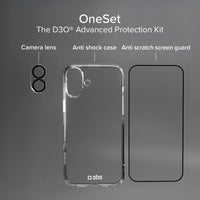 sbs-d3o-schutzset-iphone-16-h-lle-panzerglas-3-teilig image 3