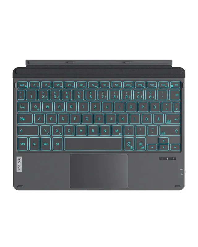 inateck-kb02028-surface-go-ai-tastatur-bluetooth-beleuchtet image 1