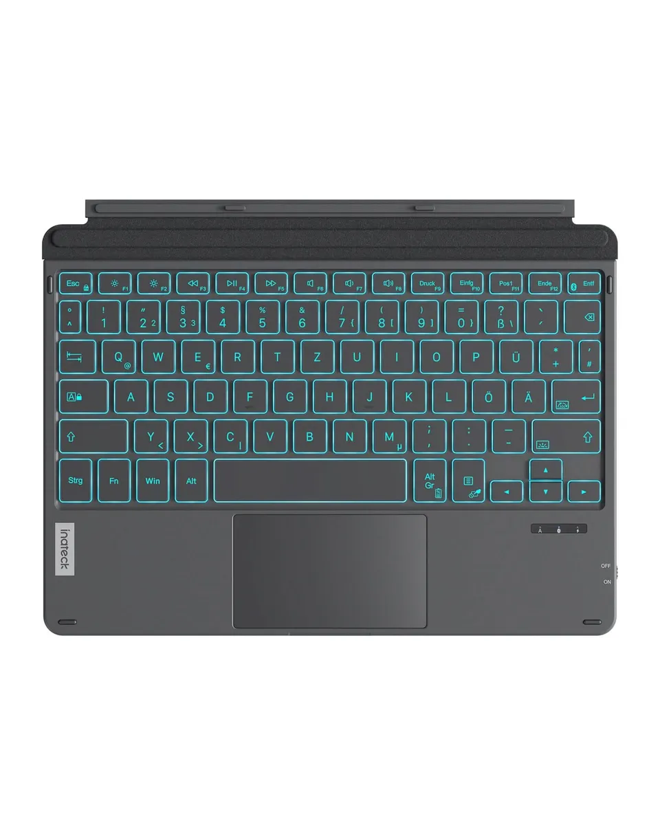 inateck-kb02028-surface-go-ai-tastatur-bluetooth-beleuchtet image 1