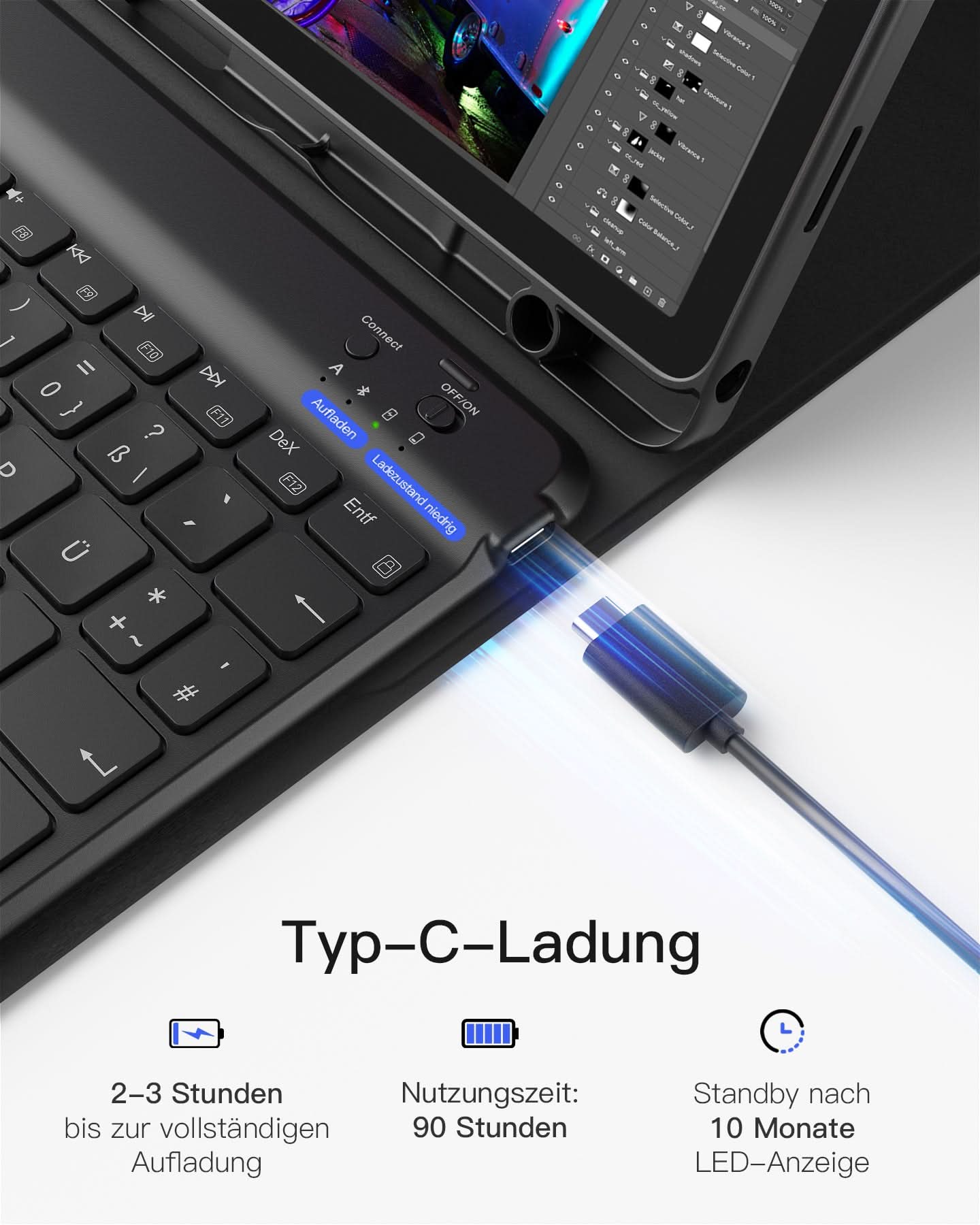 inateck-n0028-h-lle-tastatur-samsung-galaxy-tab-a9-11-magnetisch image 7