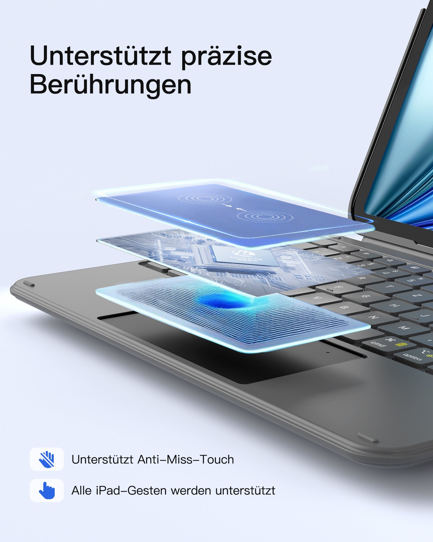 inateck-ace-touch-kb04122-tastaturh-lle-ipad-11-qwertz-grau image 6