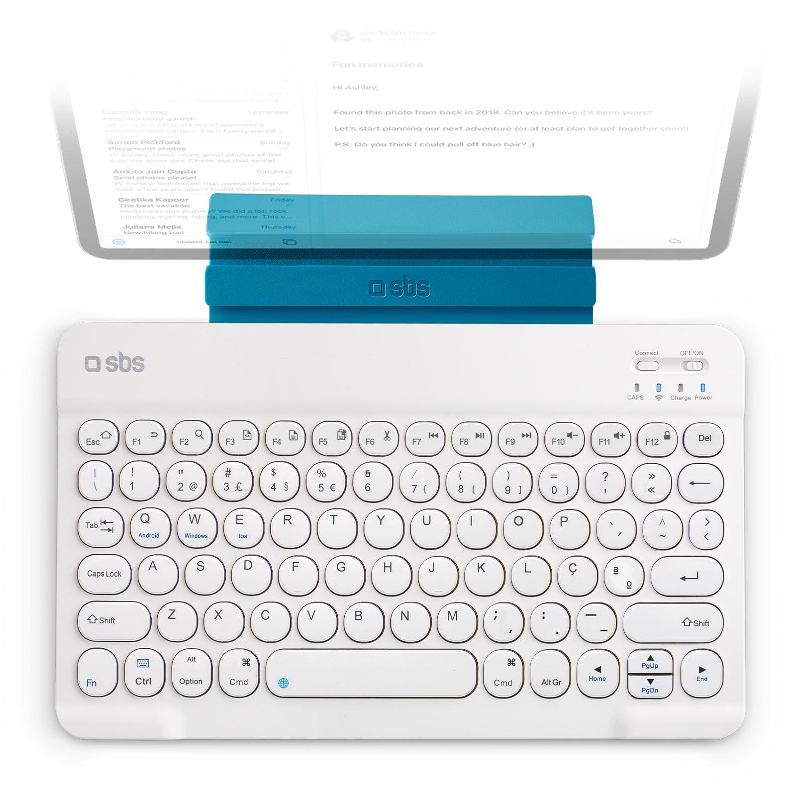 sbs-wireless-tastatur-qwerty-pt-mit-halter image 1