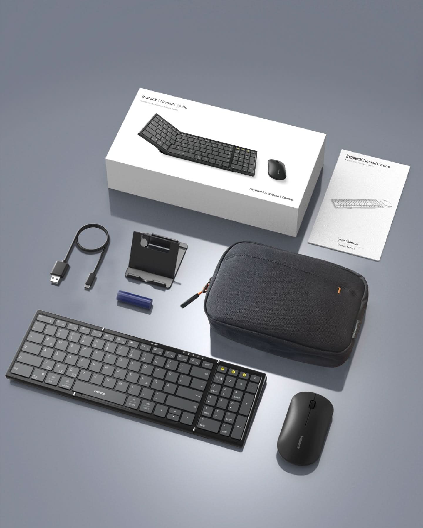 inateck-n0158-faltbare-tastatur-maus-set-kabellos-mit-tasche image 3